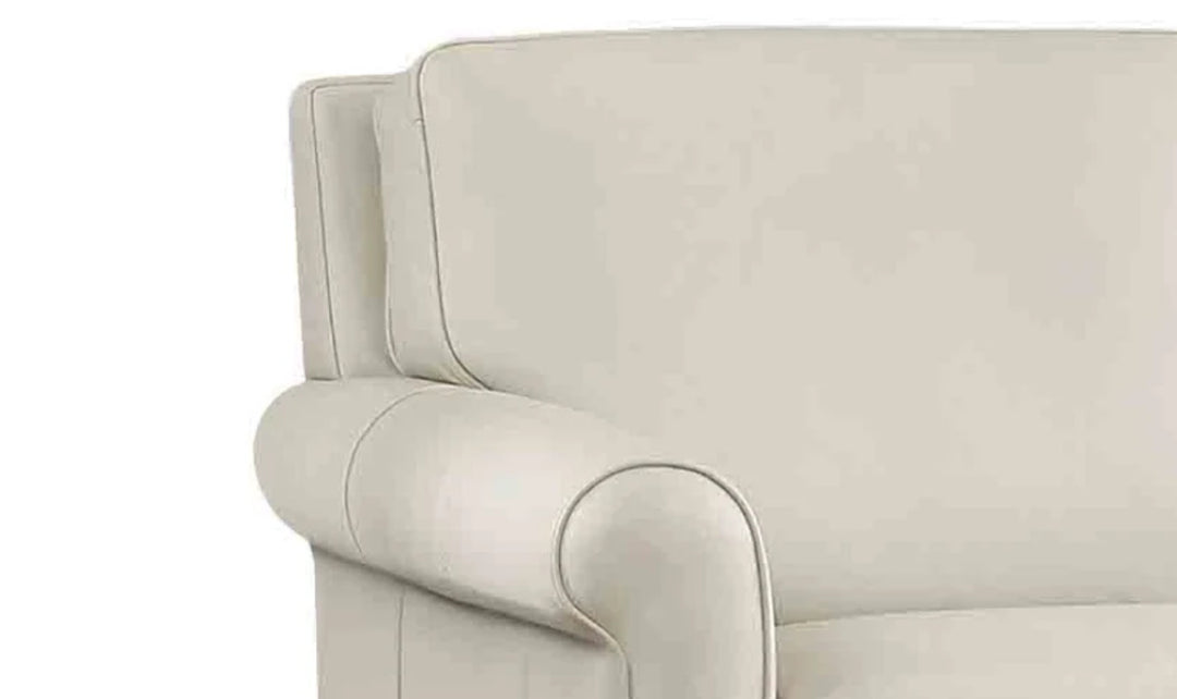 Hydeline Laguna Leather Loveseat With Zip Cover