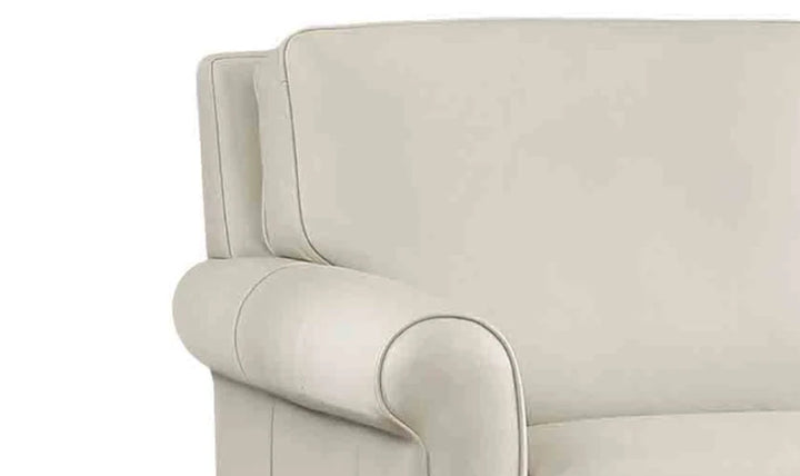 Hydeline Laguna Leather Loveseat With Zip Cover