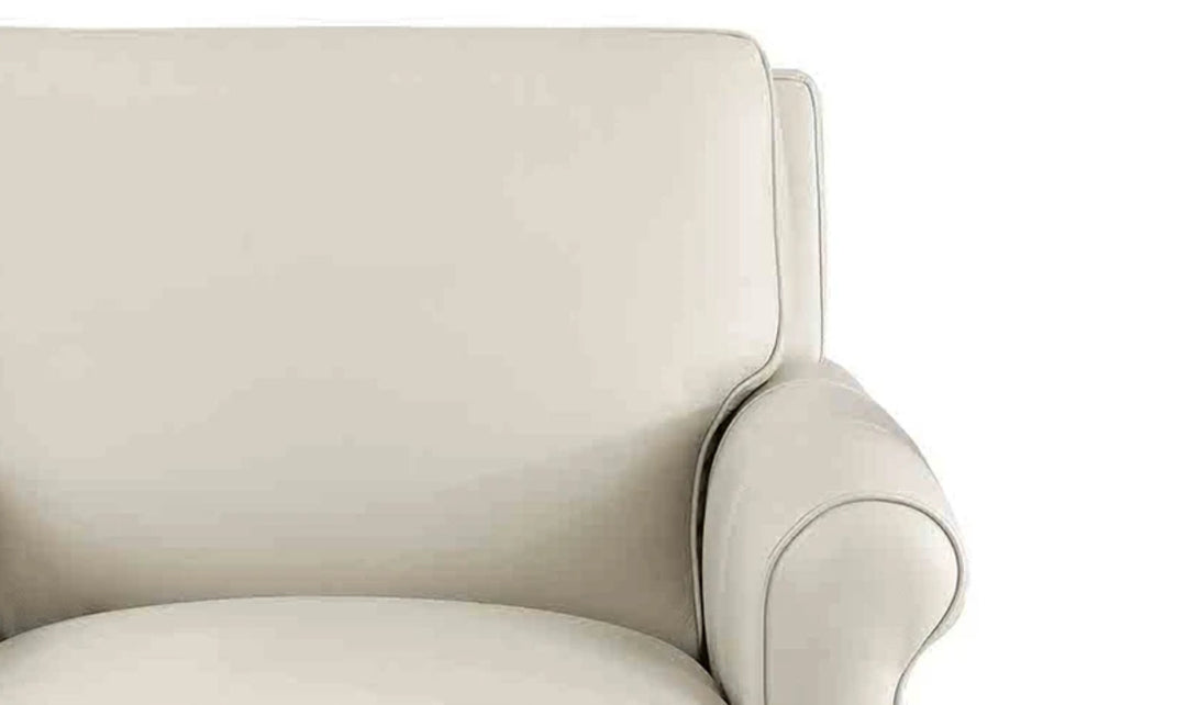 Hydeline Laguna Leather Loveseat With Zip Cover