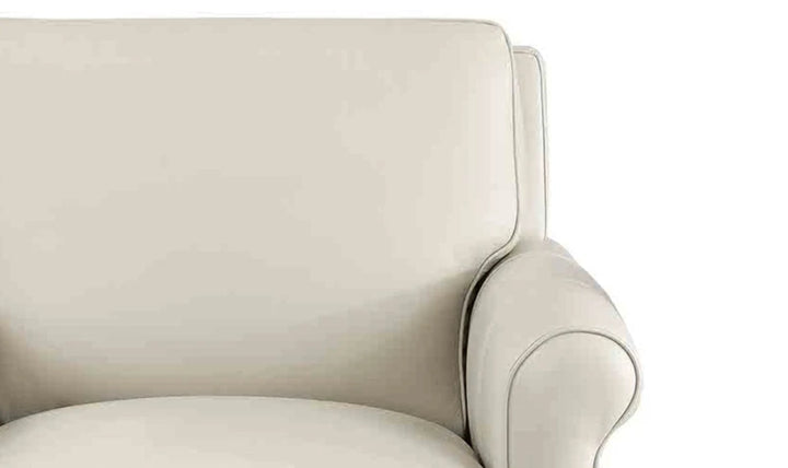 Hydeline Laguna Leather Loveseat With Zip Cover