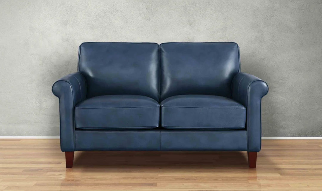 Hydeline Laguna Leather Loveseat With Zip Cover