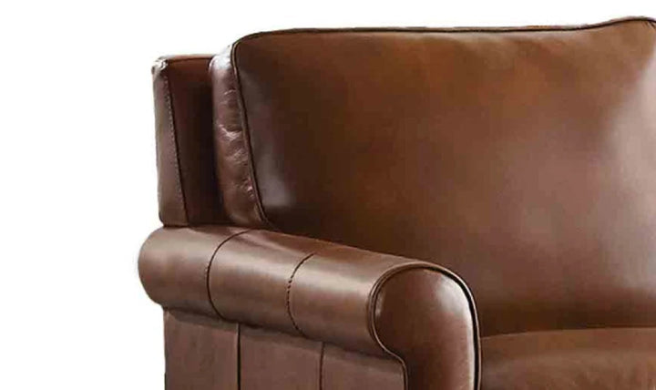 Hydeline Laguna Leather Loveseat With Zip Cover