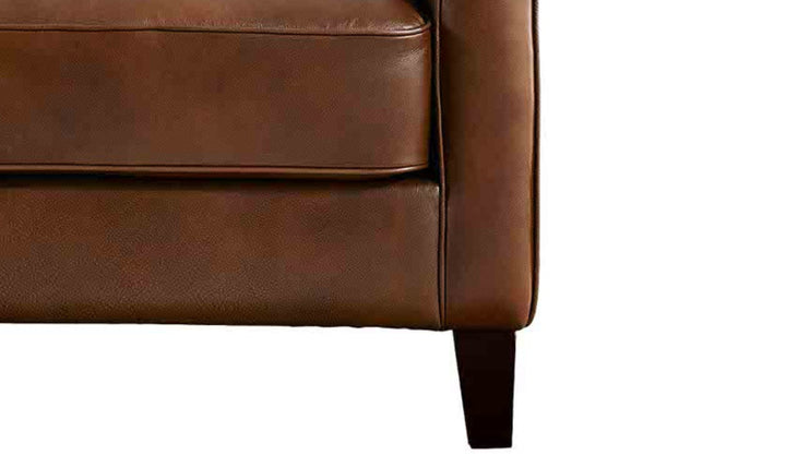 Hydeline Laguna Leather Loveseat With Zip Cover