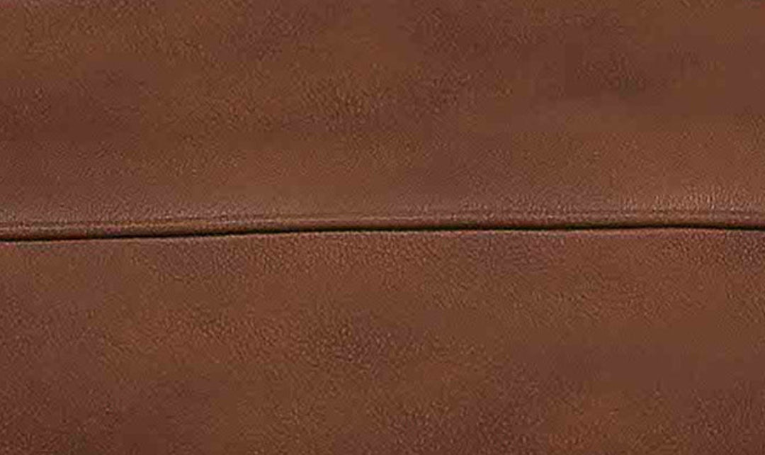 Hydeline Laguna Leather Ottoman With Zip Cover-Jenniferfurniture