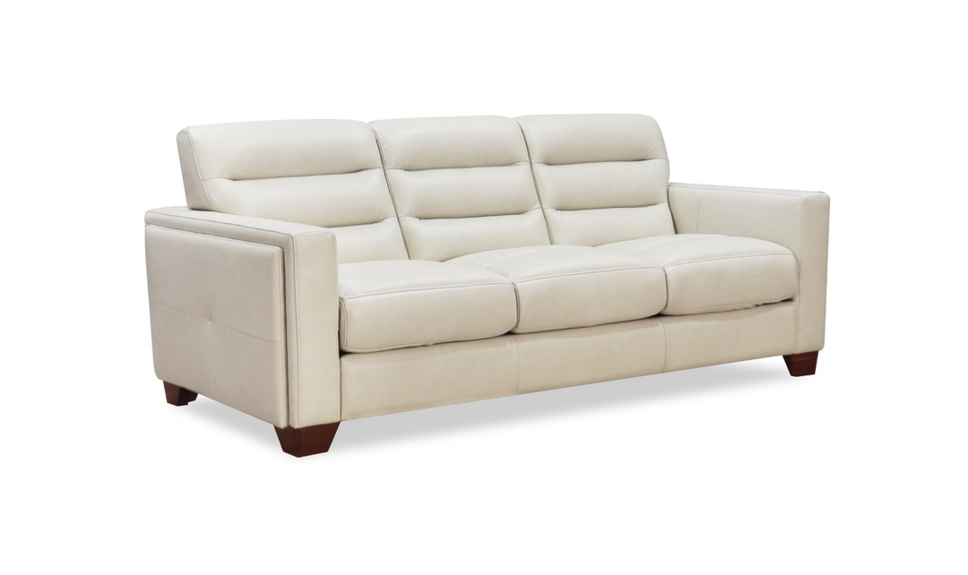 Hydeline Monticello Leather Sofa With Track Arms