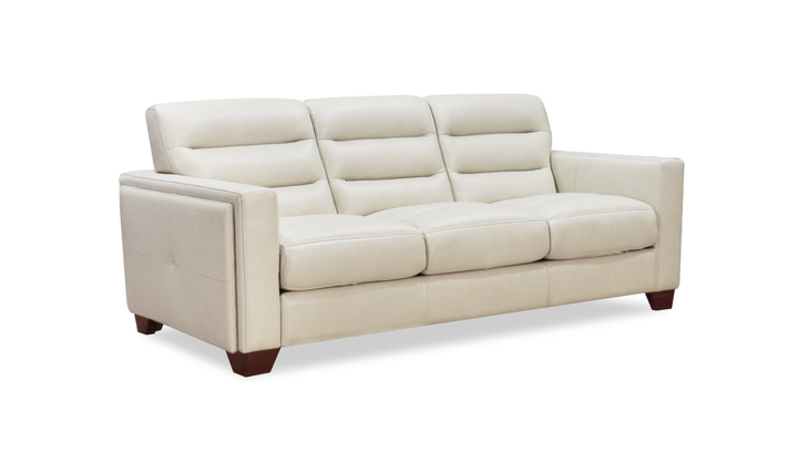 Hydeline Monticello Leather Sofa With Track Arms