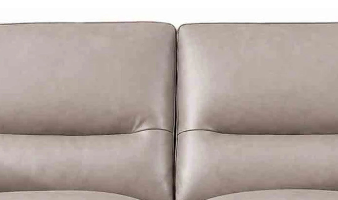 Hydeline Elm Leather Loveseat With Zip Cover-JenniferFurniture