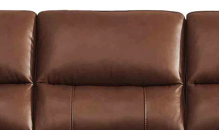 Hydeline Luxor Leather Sofa With Cushioned Arms