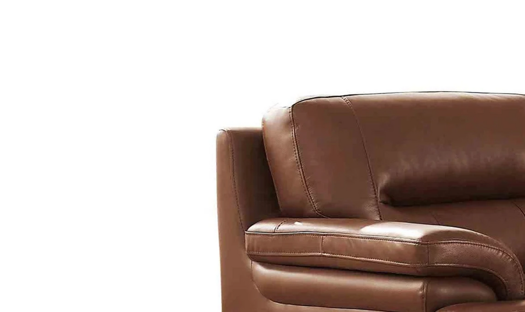 Hydeline Luxor Leather Sofa With Cushioned Arms