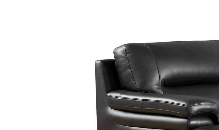 Hydeline Luxor Leather Sofa With Cushioned Arms