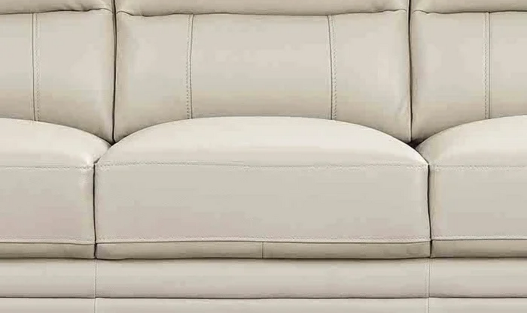 Hydeline Luxor Leather Sofa With Cushioned Arms