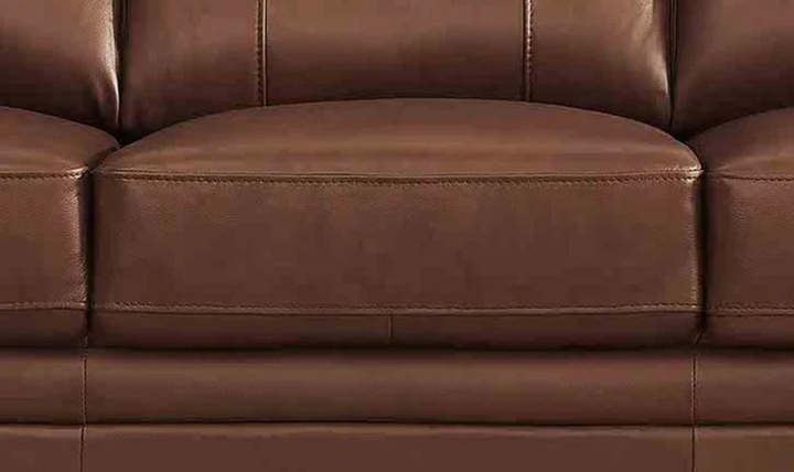 Hydeline Luxor Leather Sofa With Cushioned Arms