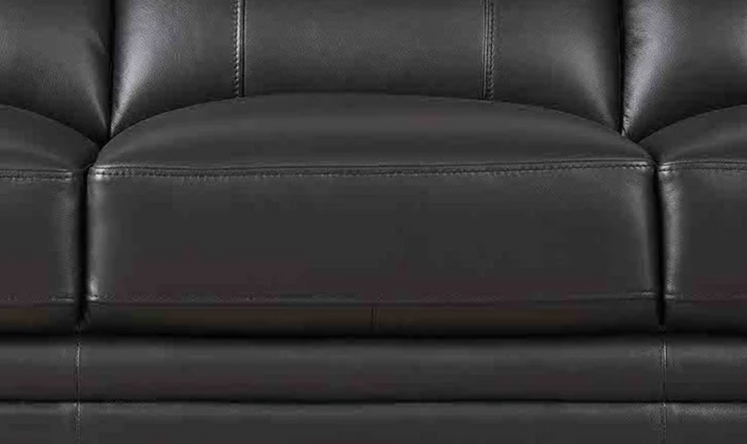 Hydeline Luxor Leather Sofa With Cushioned Arms