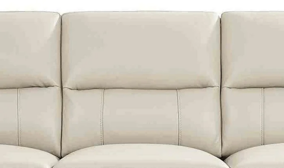 Hydeline Luxor Leather Sofa With Cushioned Arms