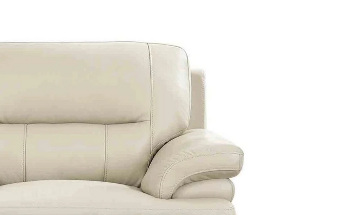 Hydeline Luxor Leather Sofa With Cushioned Arms