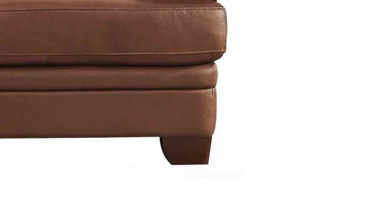 Hydeline Luxor Leather Sofa With Cushioned Arms