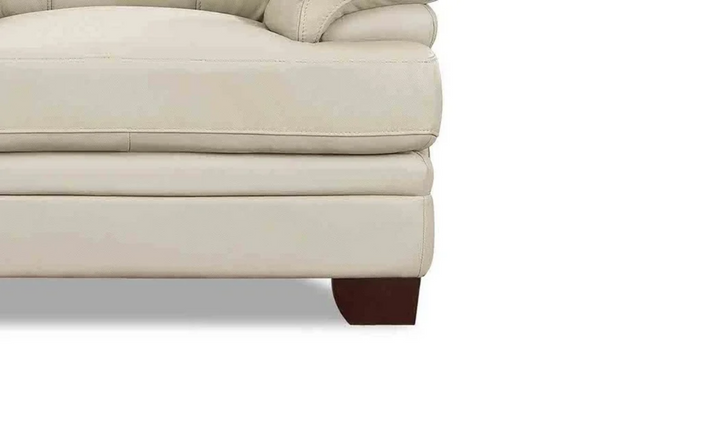 Hydeline Luxor Leather Sofa With Cushioned Arms