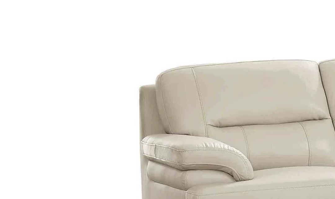 Hydeline Luxor Leather Sofa With Cushioned Arms