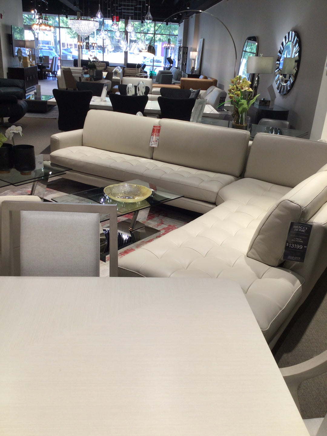 Bracci Living Leather Sectional