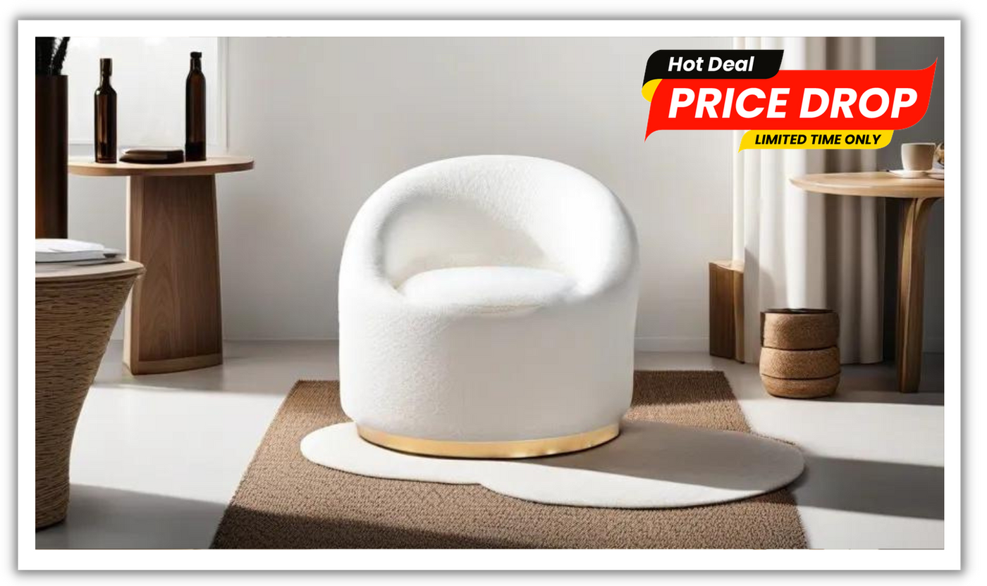Iceland Gull Mushy Fabric Chair with Slope Arm