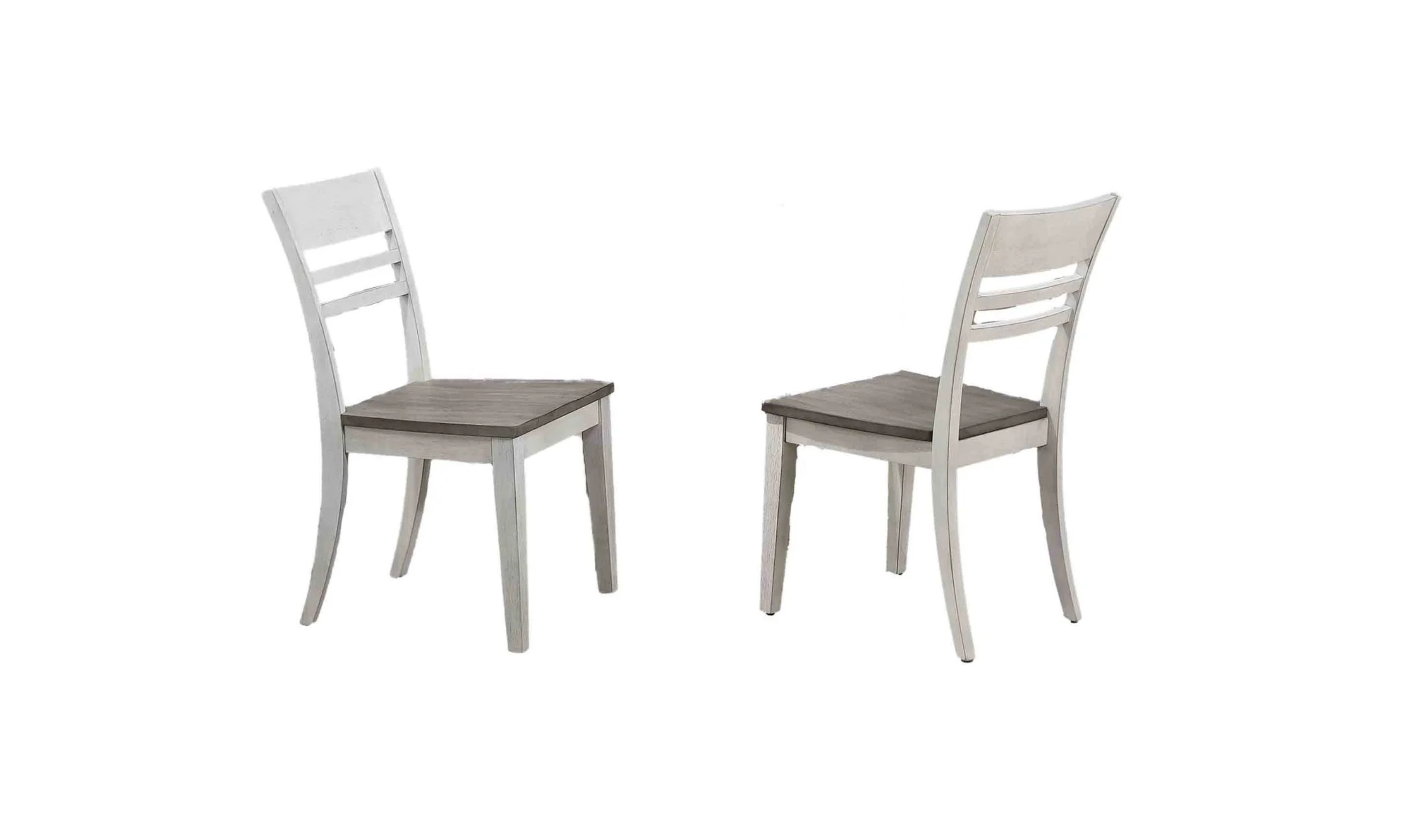 Iconic 7-Piece Dining Set with Transitional Table In & Ladder Back Chairs