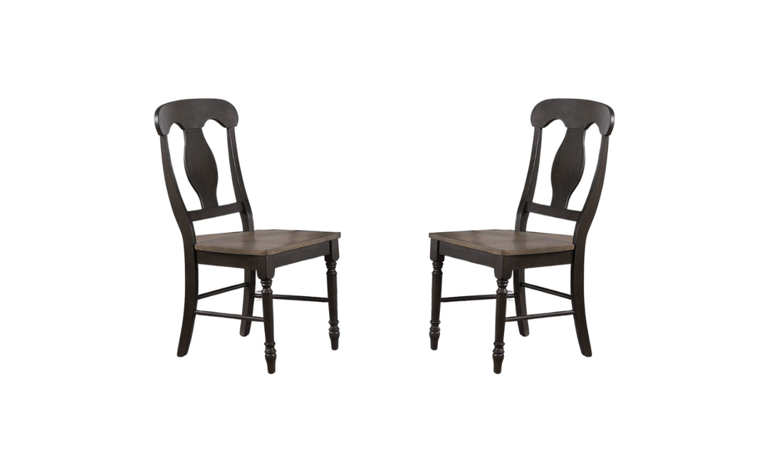 Iconic Furniture Antique Grey Blackstone Napoleon 5pc Round Dining Set-jennifer furniture