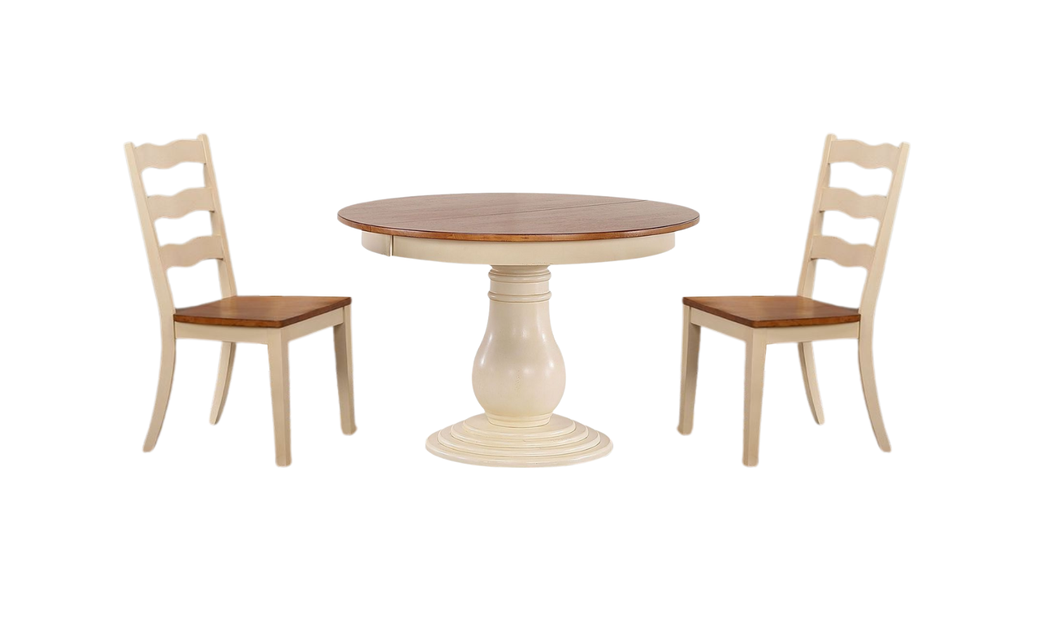 Iconic Furniture Antiqued Caramel Biscotti Panel Back 5-Piece Bella Dining Set-jennifer furniture