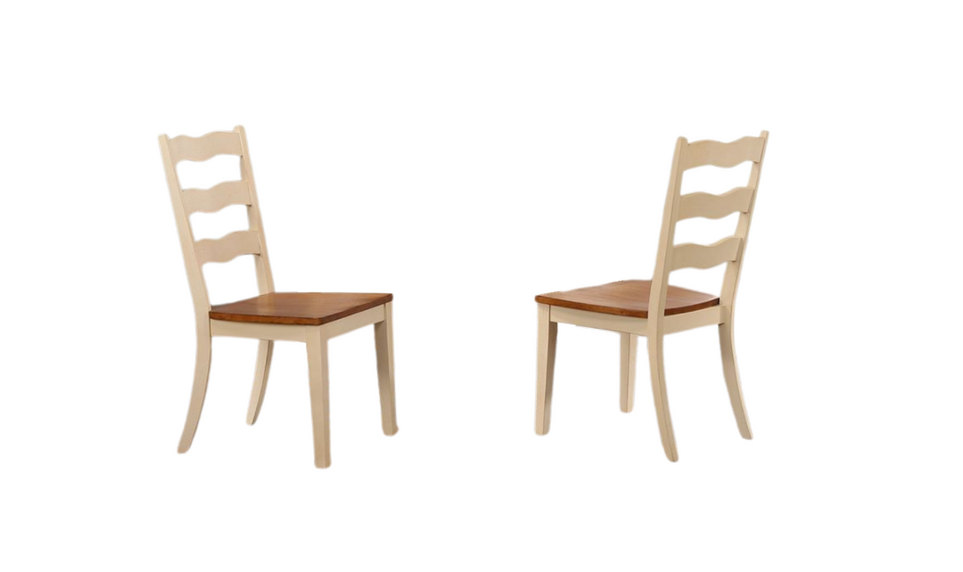 Iconic Furniture Antiqued Caramel Biscotti Panel Back 5-Piece Bella Dining Set-jennifer furniture