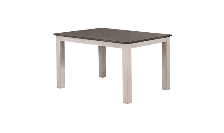 Iconic Furniture Ash & Stormy White Parsons Dining Table-jennifer furniture