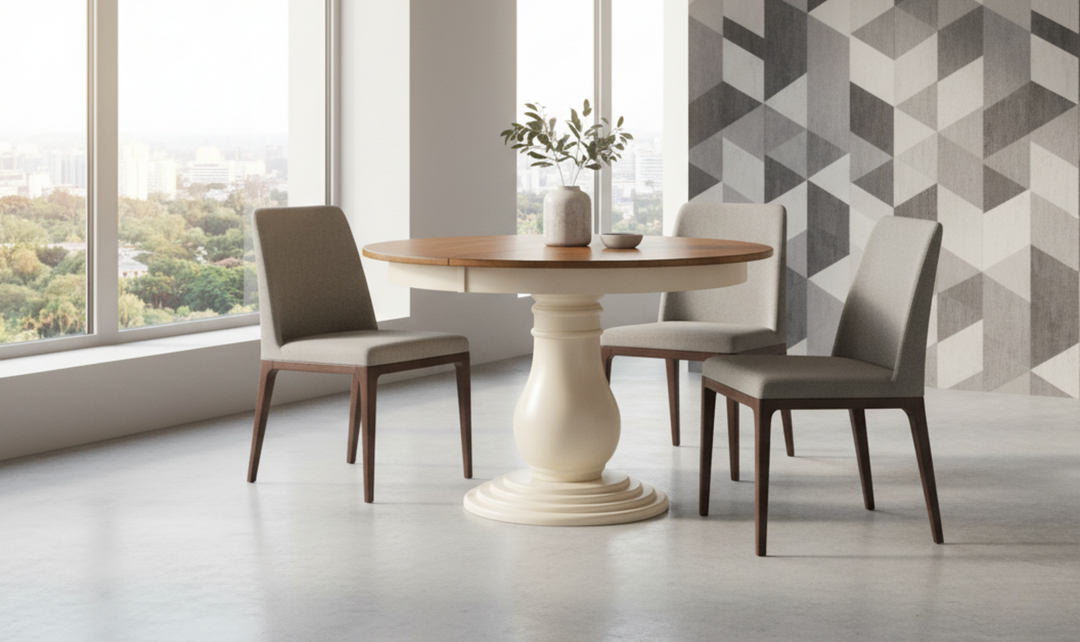 Iconic Furniture Bella Antiqued Caramel Biscotti Dining Table-jennifer furniture