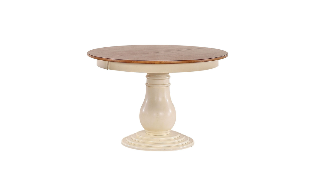 Iconic Furniture Bella Antiqued Caramel Biscotti Dining Table-jennifer furniture-jennifer furniture