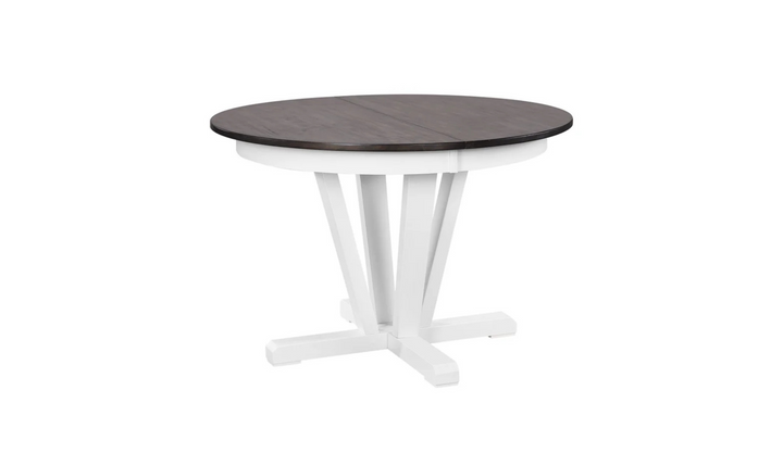 Iconic Furniture Hudson Shadow Gray & Snow White Dining Set-jennifer furniture
