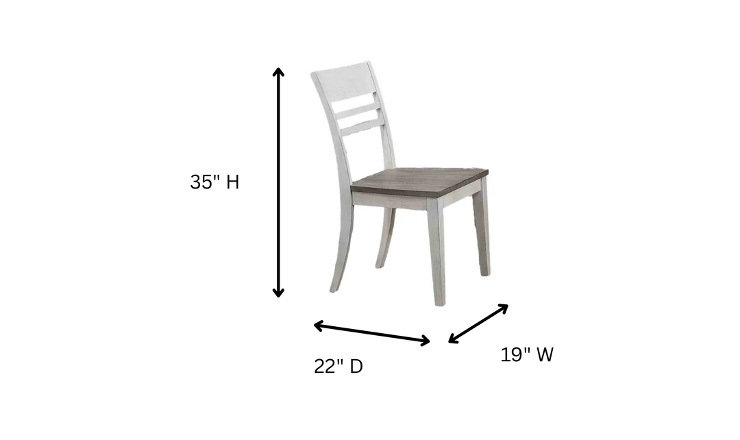 Iconic Furniture Hudson Shadow Gray & Snow White Dining Set