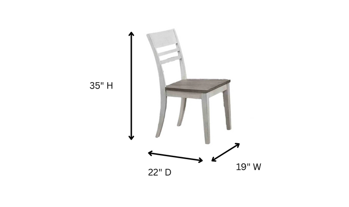 Iconic Furniture Hudson Shadow Gray & Snow White Dining Set