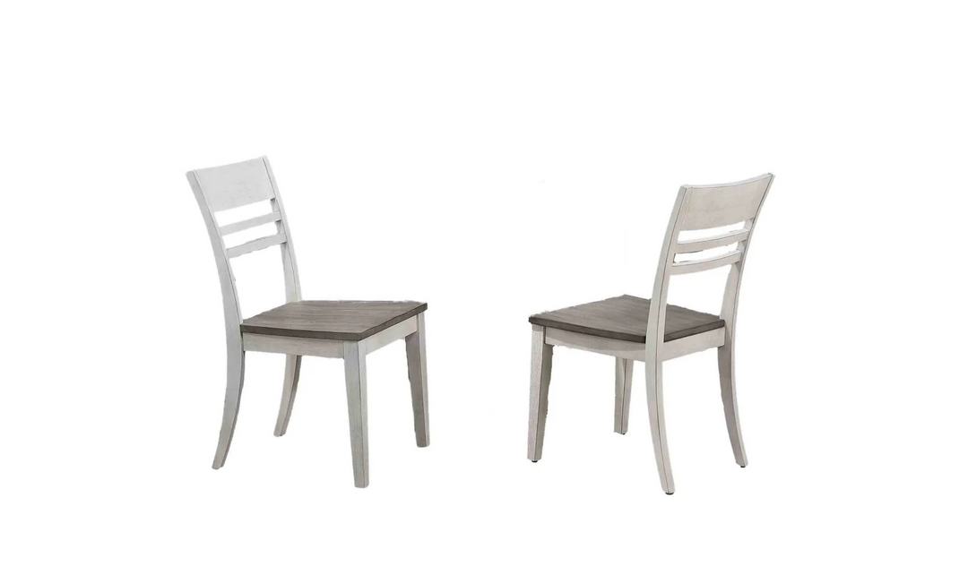 Iconic Furniture Hudson Shadow Grey & Snow White Wooden Dining Chair-jennifer furniture
