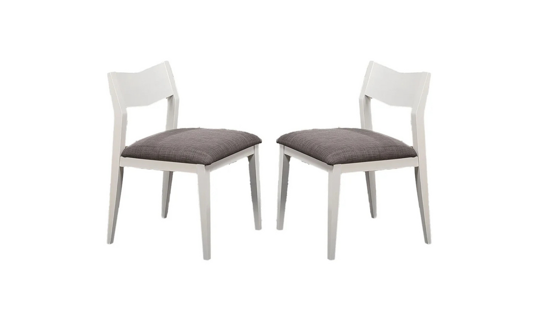 Iconic Furniture Mindy Snow White Upholstered Dining Chair-jennifer furniture