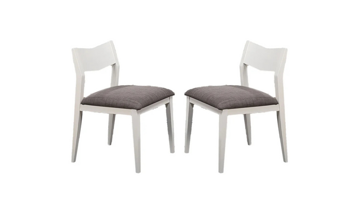 Iconic Furniture Mindy Snow White Upholstered Dining Chair-jennifer furniture