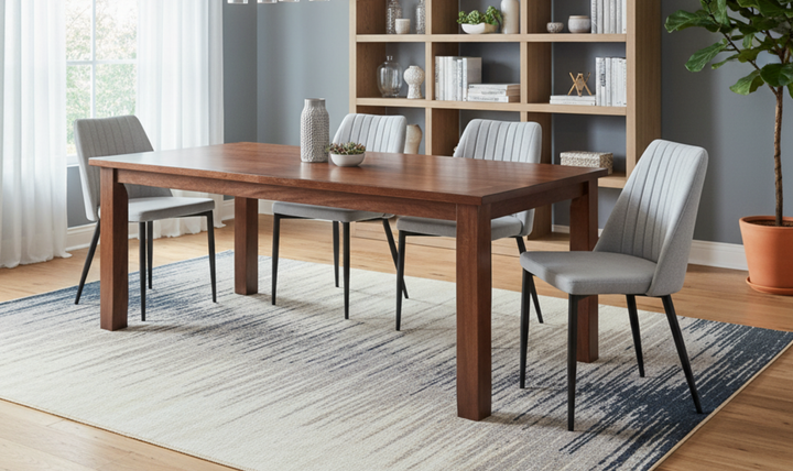 Iconic Furniture Soho Gray Fabric Dining Chair-jennifer furniture