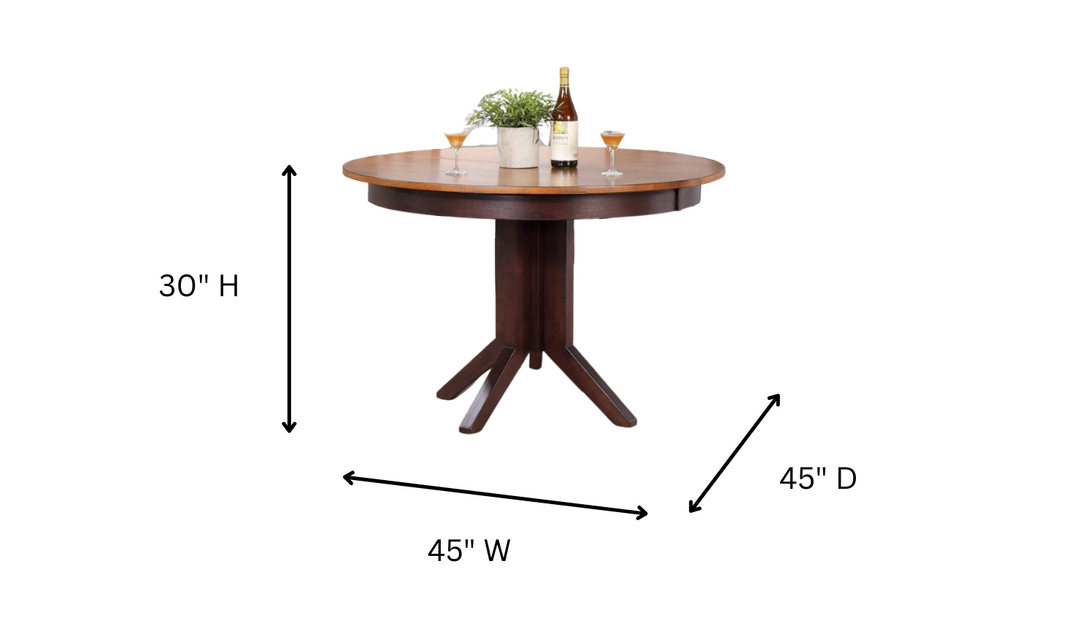 Iconic Furniture Whiskey Mocha 5-Piece Dining Set With Double X-Back-jennifer furniture