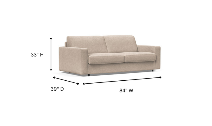 Innovation Living Carnell Fabric Queen Size Sofa Bed