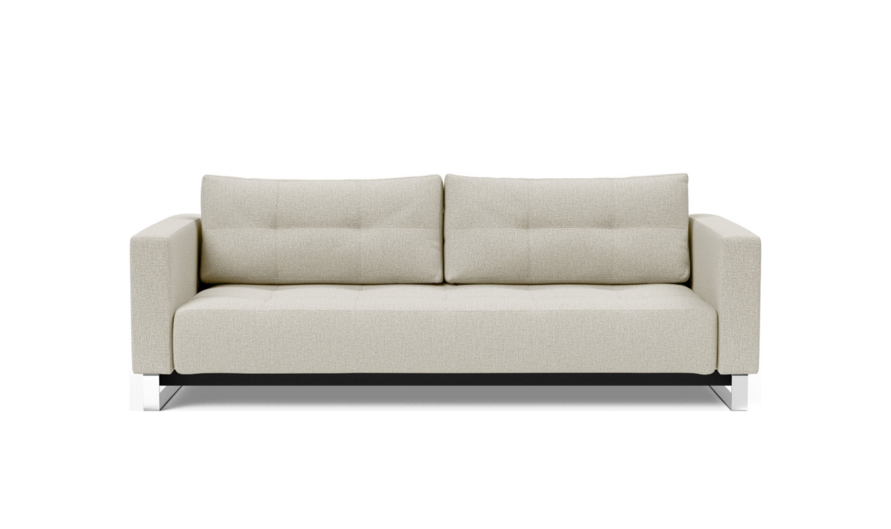 Innovation Living Cassius 2-Seater Fabric Sofa Bed with Ottoman