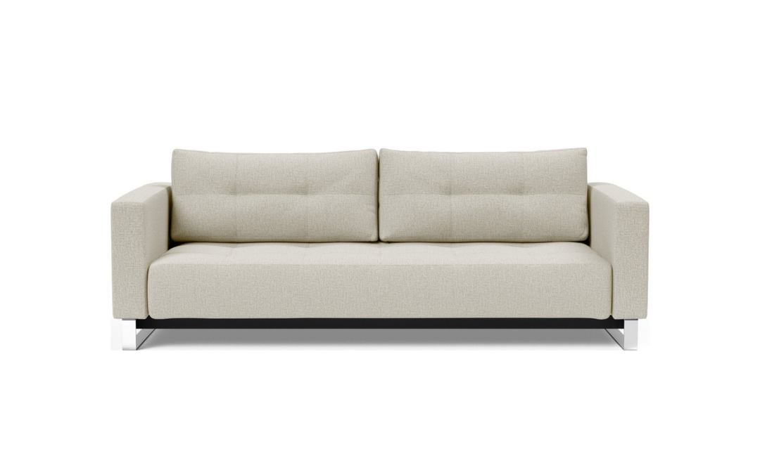 Innovation Living Cassius 2-Seater Fabric Sofa Bed with Ottoman