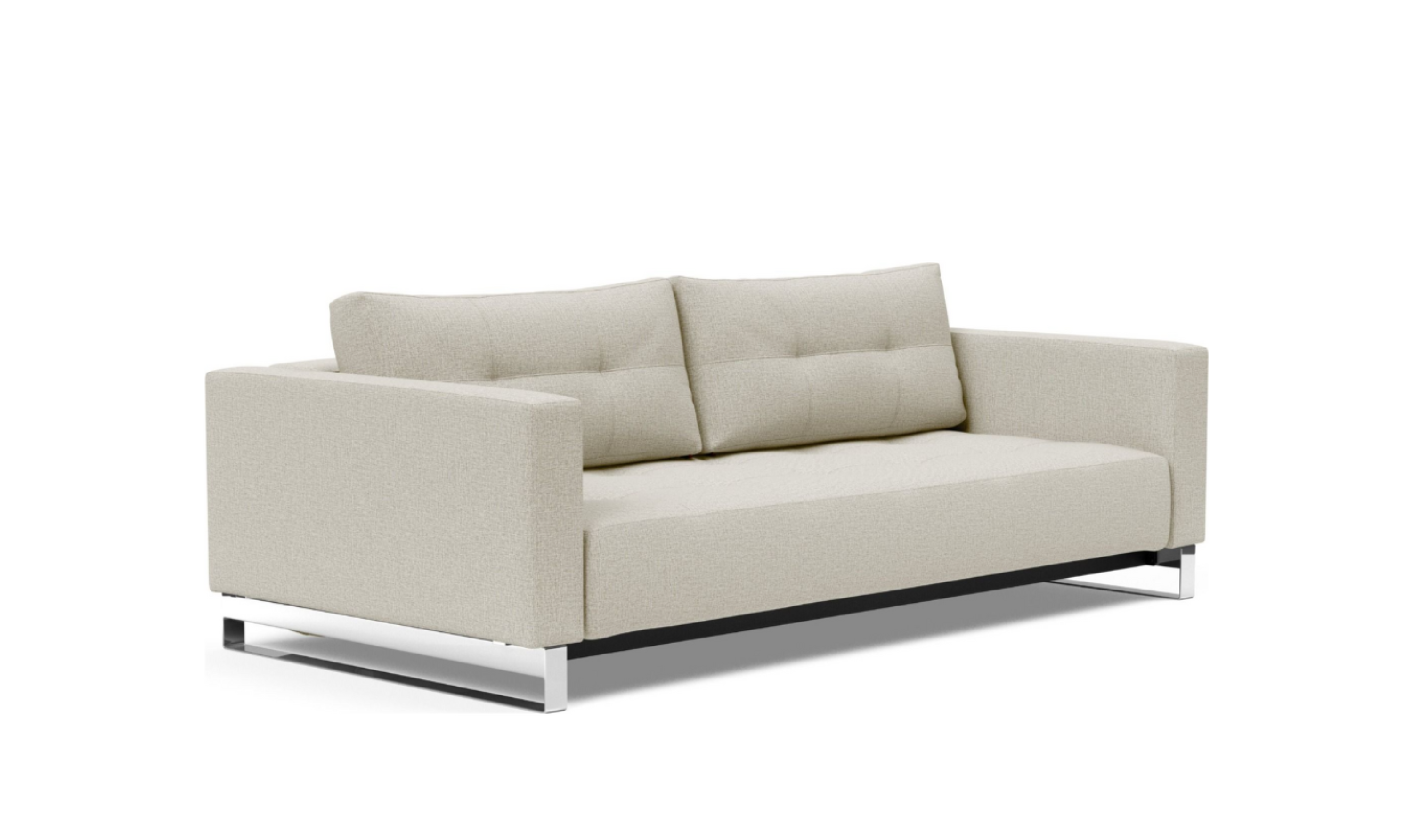 Innovation Living Cassius 2-Seater Fabric Sofa Bed with Ottoman