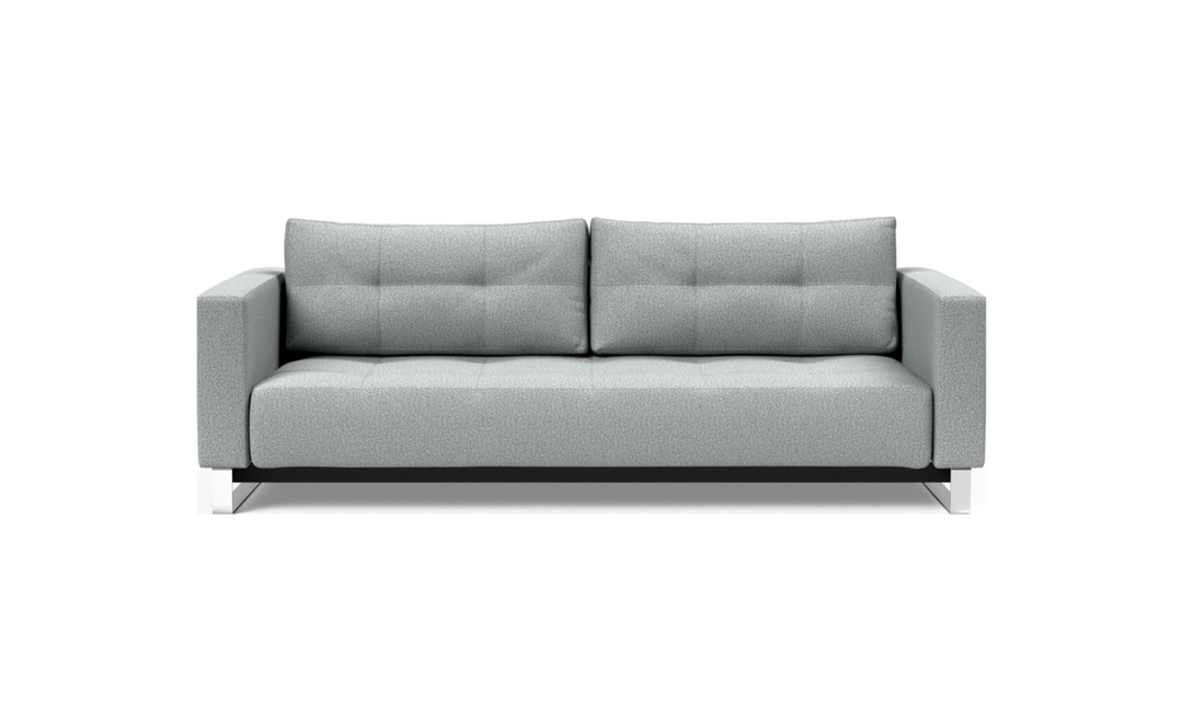 Innovation Living Cassius 2-Seater Fabric Sofa Bed with Ottoman