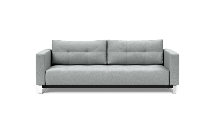 Innovation Living Cassius 2-Seater Fabric Sofa Bed with Ottoman