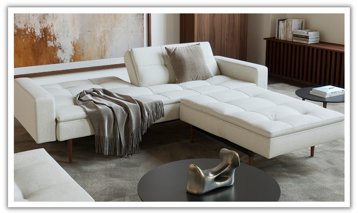 Innovation Living Dublexo Styletto 2-Seater Fabric Sleeper Sofa With Three Color Option
