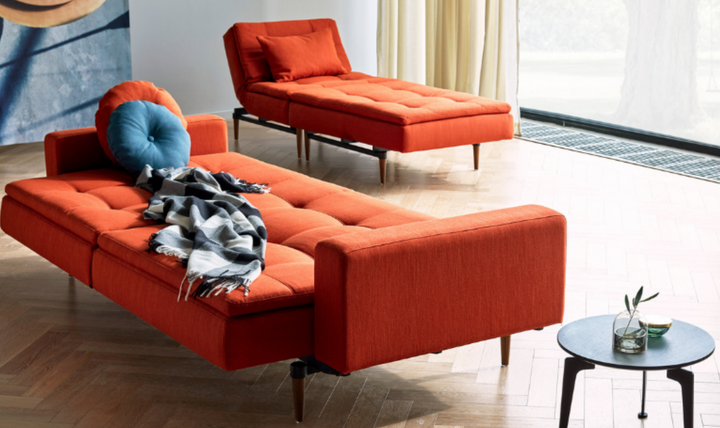 Innovation Living Dublexo Styletto 2-Seater Fabric Sleeper Sofa With Three Color Option