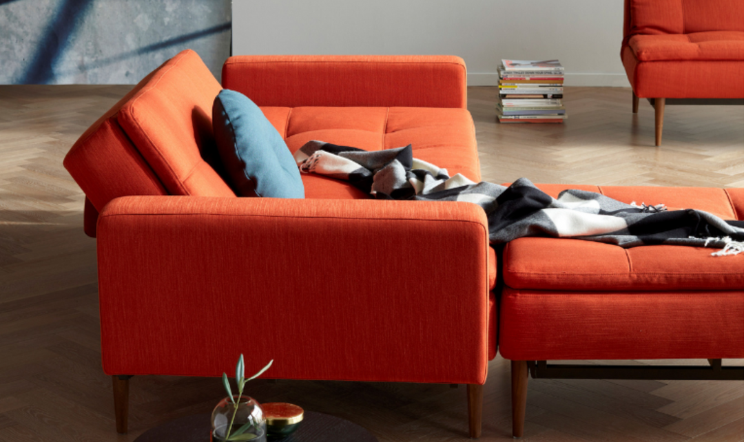Innovation Living Dublexo Styletto 2-Seater Fabric Sleeper Sofa With Three Color Option