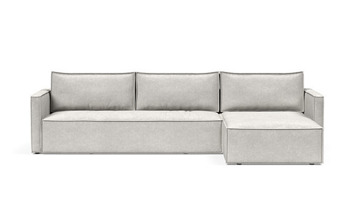 Innovation Living Newilla Fabric L-Shape Sectional Sofa Bed-Jennifer Furniture