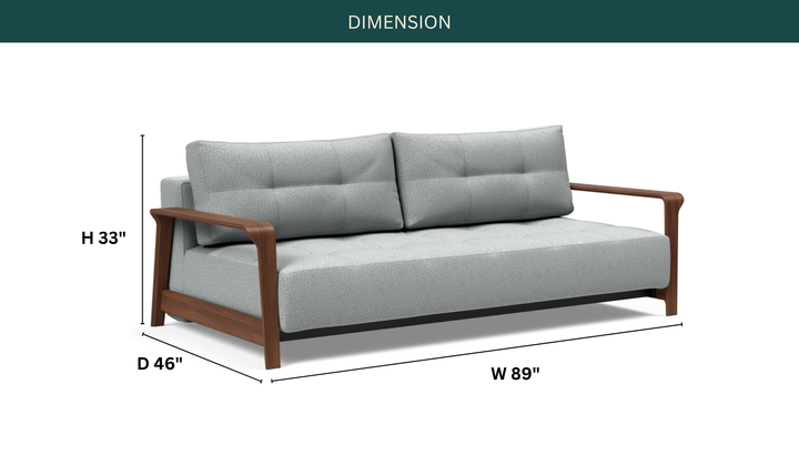 Innovation Living Ran Deluxe Excess Lounger Queen Sofa Bed-Jennifer Furniture